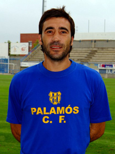 Raül Agné, entrenador del Palamós (Foto:www.palamoscf.com)
