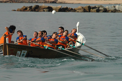 Equip del Club de Rem Palamós (Foto:Josep Lois)