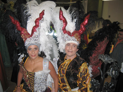 El Rei i la Reina del Carnaval de Palamós 2006.