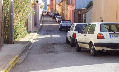 El carrer de la Rutlla Baixa.