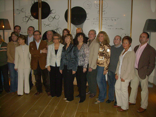 Foto de grup dels membres de la candidatura socialista.