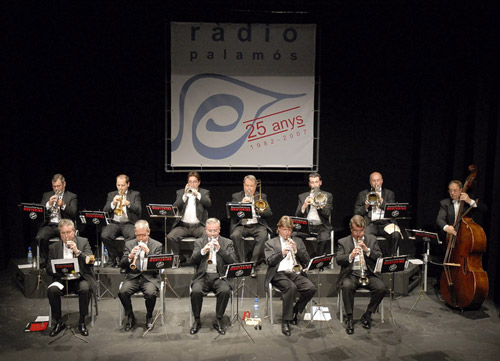 Un moment del concert de sardanes que es va fer dissabte a La Gorga. Foto: Josep Lois