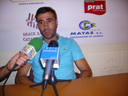 Raül Agné, entrenador del Palamós C.F.