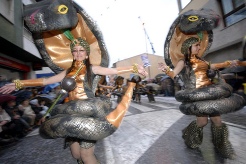 Una imatge del Carnaval de Palamós.
