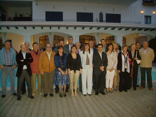 Fotografia dels membres de la candidatura de CiU.
