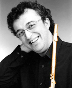 El flautista Vicenç Prats.