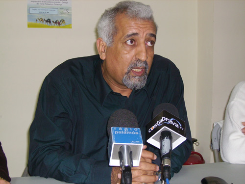 El delegat del Frente Polisario a Catalunya, Emboirik Ahmed.