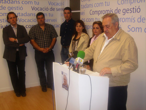 Antoni Bachiller durant la seva intervenci?ahir.