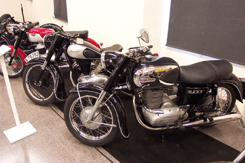 Col·lecció de motos històriques.