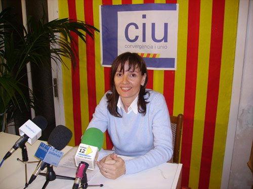 Isabel Ruiz, del grup de Convergència i Unió.