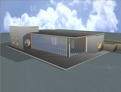 La futura terminal de passatgers del port de Palamós.