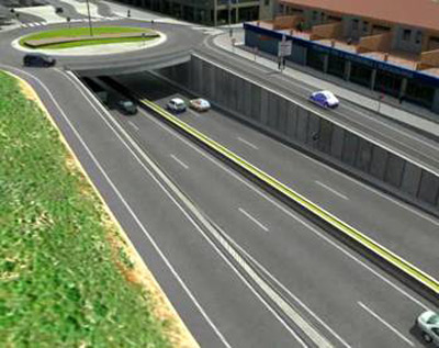 Així quedarà el pas de la C-31 per Mont-ras quan estigui acabat.