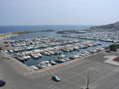 Les actuals instal·lacions del port Marina Palamós.