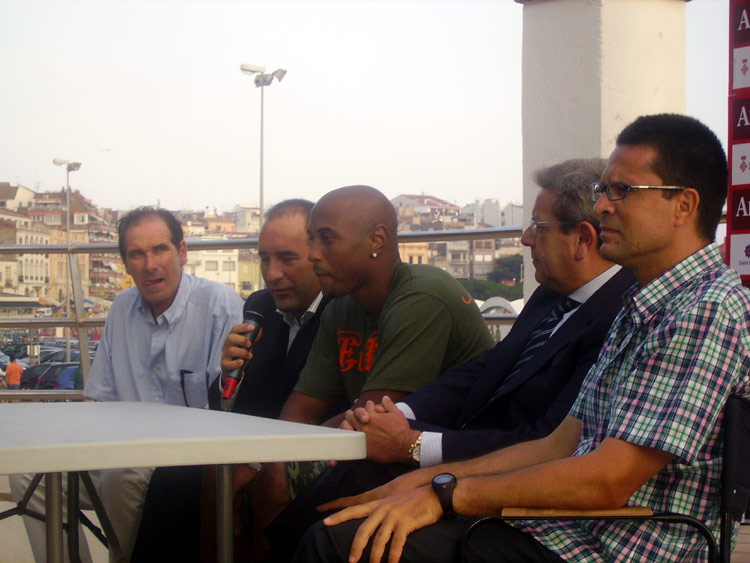 Un moment de la presentaci?Antonio Granger, ahir a Palam?