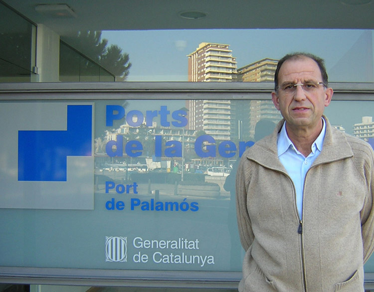 El pràctic del port de Palamós, Pedro Buil.