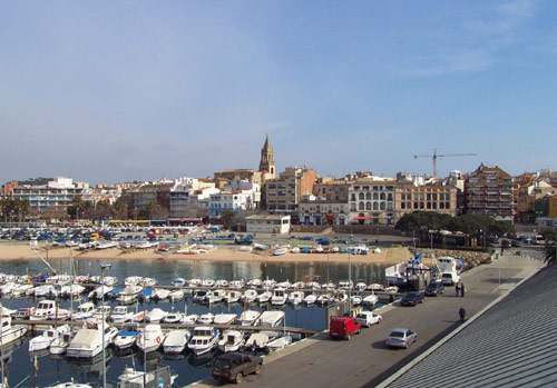 Aquesta és la imatge que ofereix la càmera del temps de TV3 a Palamós.