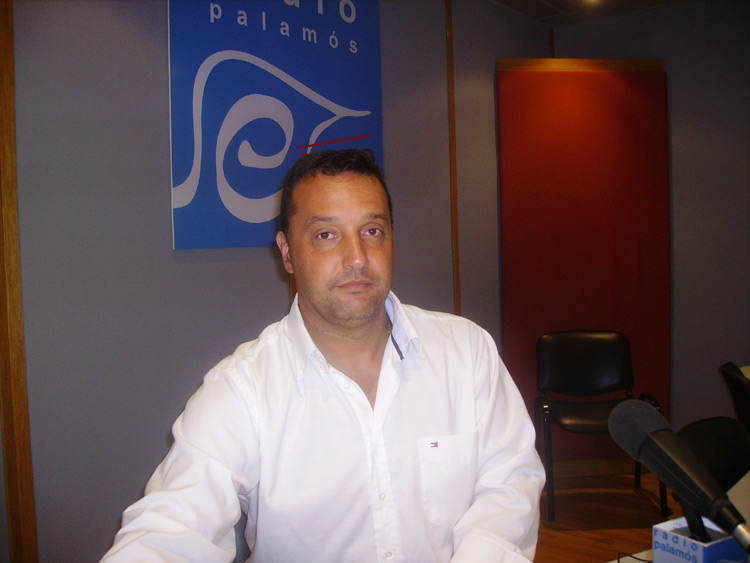 Robi, avui als estudis de Ràdio Palamós.