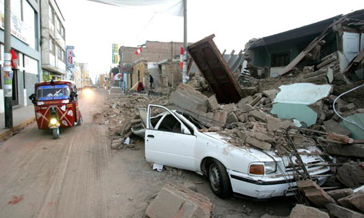 Conseqüències del terratrèmol al Perú.