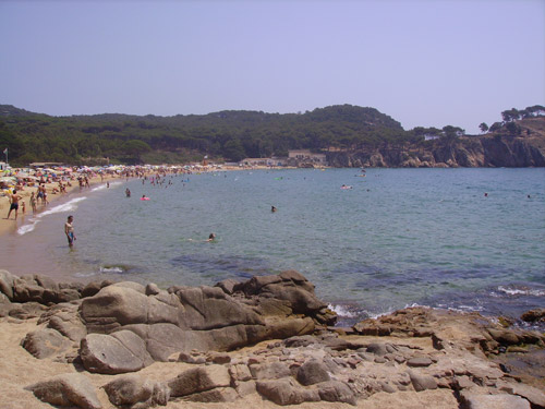 Una imatge de la platja de Castell.