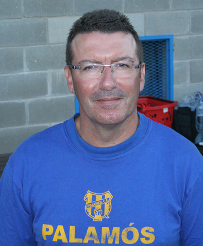 Cándido Viana, entrenador del Palamós Club de Futbol.