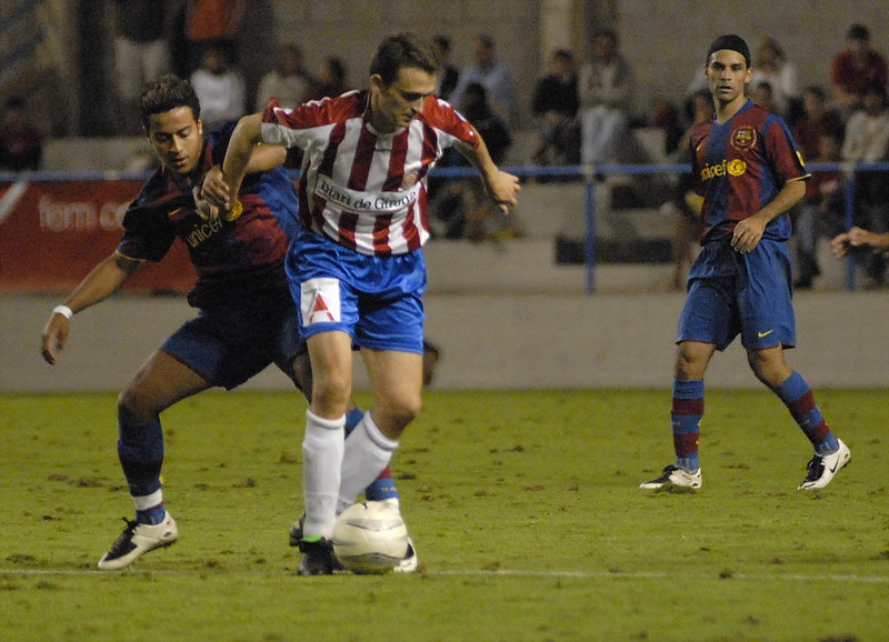 Imatge del Barça - Girona disputat ahir. Foto cedida per Josep Lois.