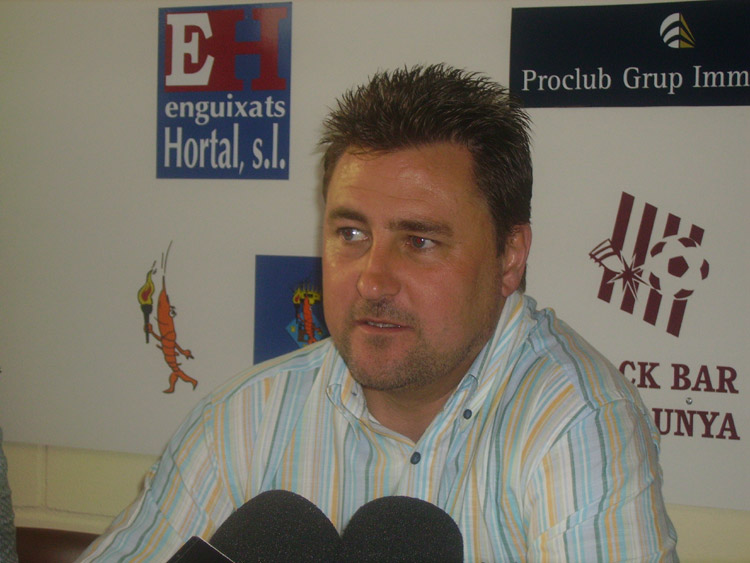 El president del Palamós Club de Futbol, David Ferragut.