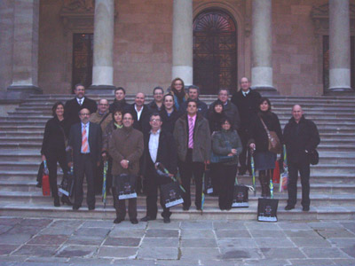 Imatge de la delegació de les Cambres i Associacions de Comerç gironines que van realitzar el viatge de prospecció comercial a Euskadi.