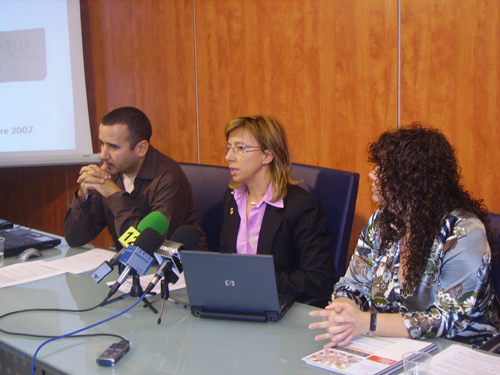 Imatge de la presentació avui als mitjans del Projecte Educatiu de Palamós.