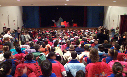 Una representació al teatre La Gorga.