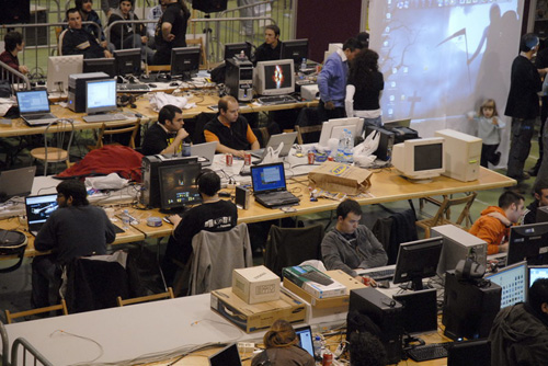 Un moment de la Palamós Lan Party d'enguany. (Fotografia Josep Lois).