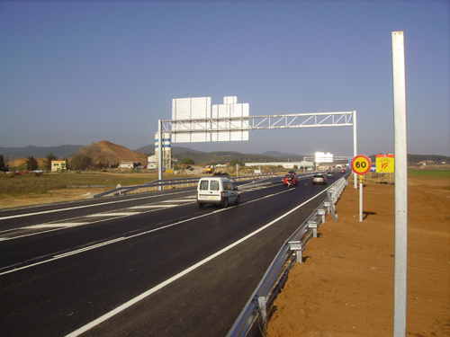 La nova autovia Palamós-Palafrugell.