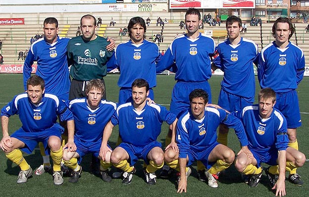 Aquest va ser l'equip que va presentar el Palamós en el partit al camp del Sant   Andreu