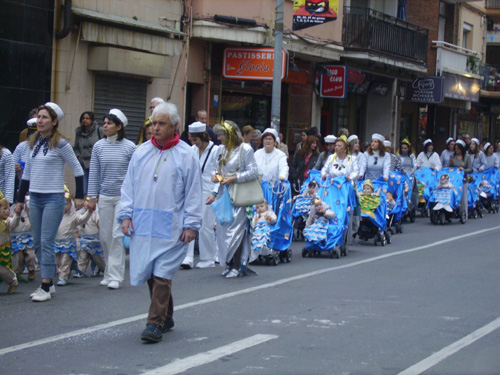 Un moment de la rua infantil d'aquest matí.