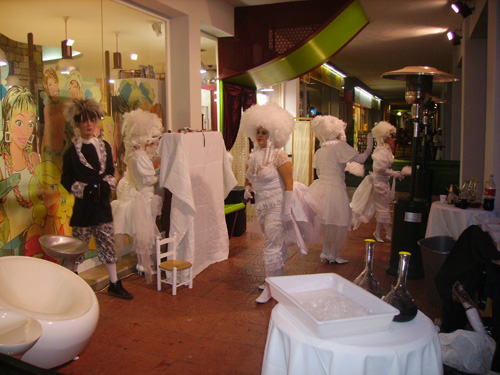 Un dels establiments que avui participava al concurs de comerços ambientats.