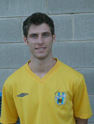 El jugador del Palamós C.F., Jaume Duran.