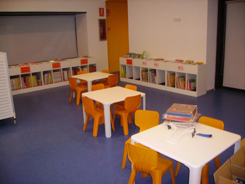 La sala infantil de la nova biblioteca.
