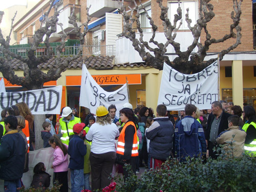 Una imatge de la manifestació de divendres.