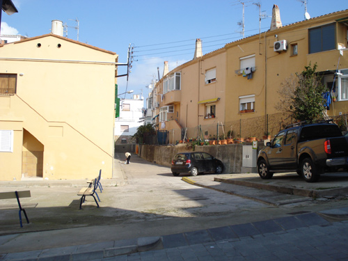 El sector de les Cases dels Pescadors, afectat per les obres de rehabilitació del   barri vell.