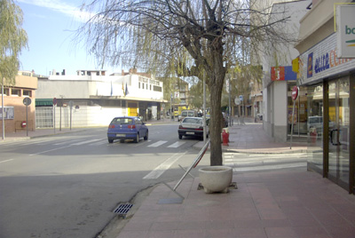 L'avinguda de Catalunya.