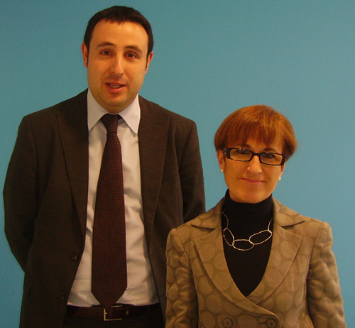 Mar Serna, en la visita que ha fet avui a l'OTG de Palamós.