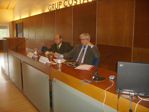 Joan Clos, avui a Vall-llobrega.