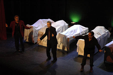 Un moment d'una representació de 'Sabó'.