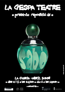 Cartell de l'obra 'Sabó'.