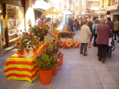 Les roses, protagonistes de Sant Jordi arreu i també a Palamós.