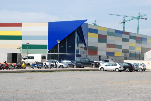 Exterior del nou recinte firal de Sant Antoni.