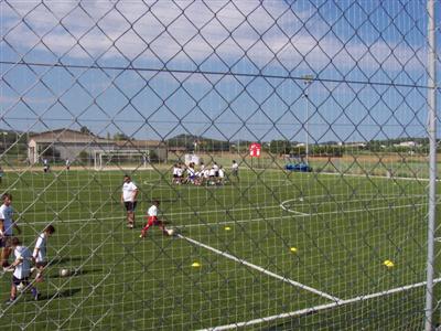 Els camps de la zona esportiva Josep Massot i Sais.