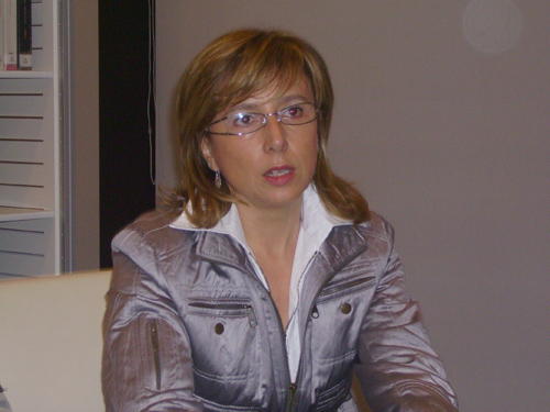 L'alcaldessa de Palamós, Teresa Ferrés.