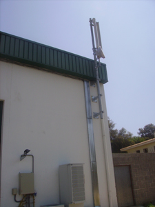 L'antena de telefonia que s'haurà de desmantellar.