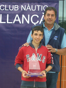 Ramon Figueras, després de guanyar una prova recent a Llançà.