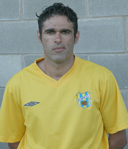 El jugador del Palamós CF, Gorka Garagarza.